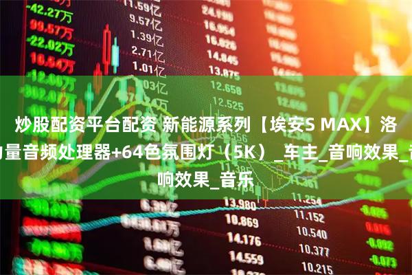 炒股配资平台配资 新能源系列【埃安S MAX】洛克力量音频处理器+64色氛围灯（5K）_车主_音响效果_音乐
